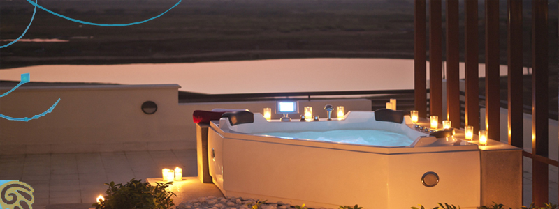 Jacuzzi in Model Villa Terrace
